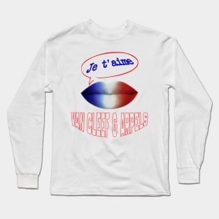 JE TAIME FRENCH KISS VAN CLEEF Long Sleeve T-Shirt